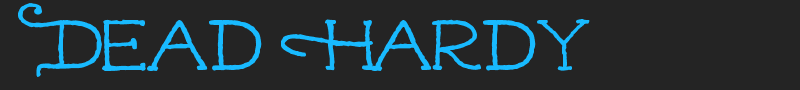 Dead Hardy font